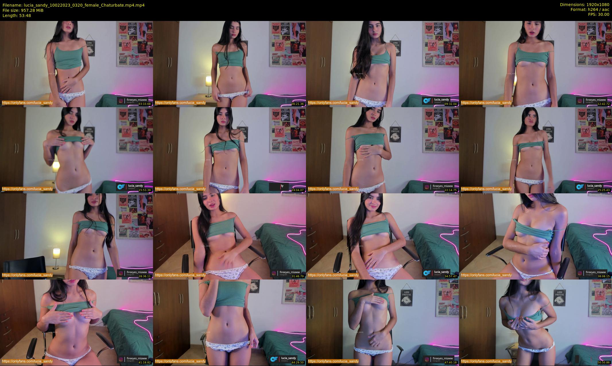 lucia_sandy — 54 minute Chaturbate female cam show recording, 1080p, Feb 10, 2023
