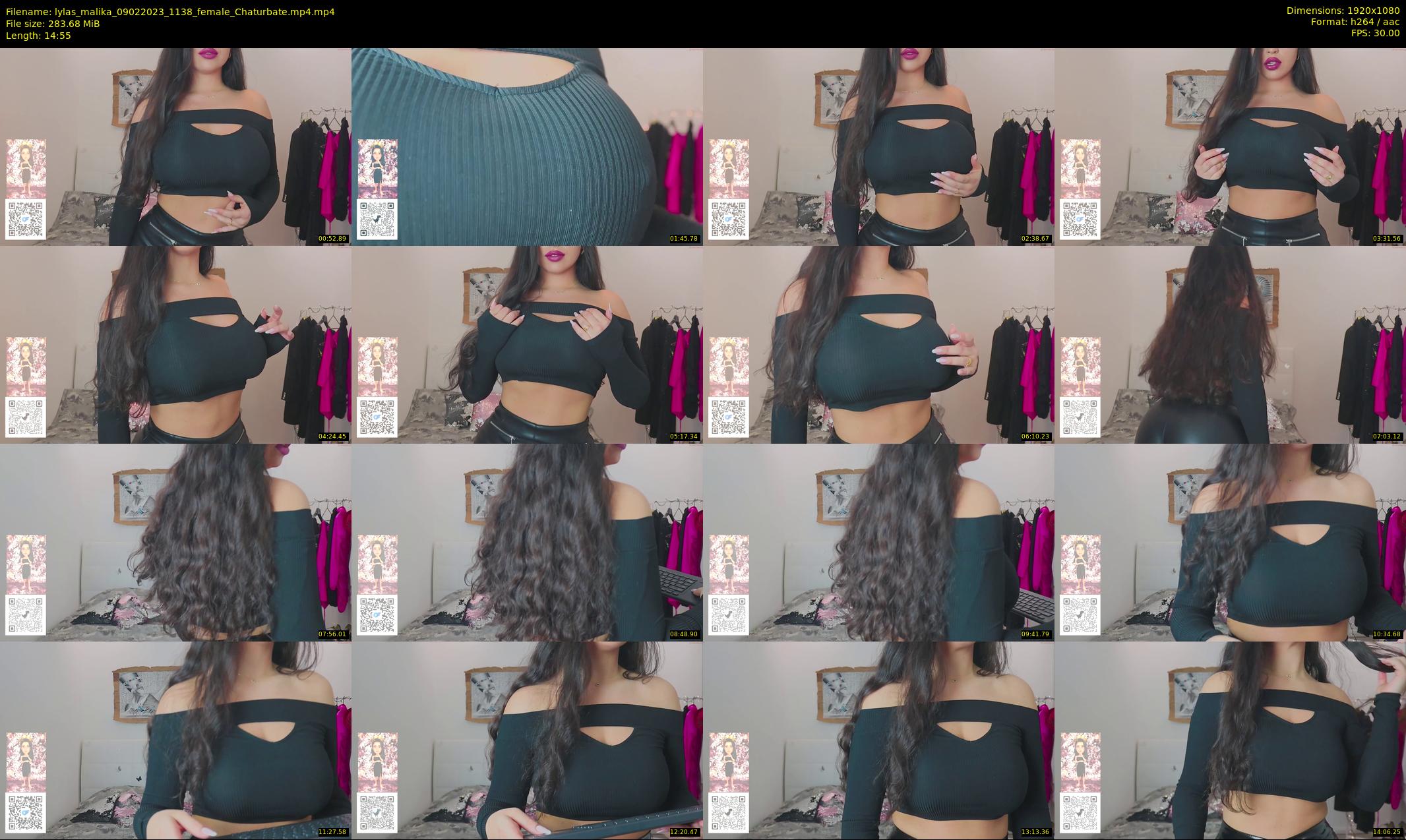 lylas_malika — 15 minute Chaturbate female cam show recording, 1080p, Feb 9, 2023