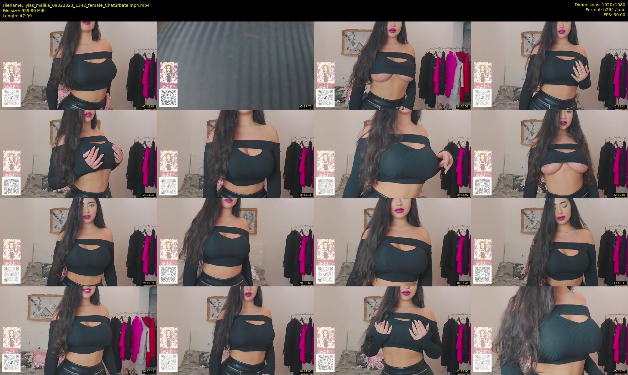 lylas_malika — 48 minute Chaturbate female cam show recording, 1080p, Feb 9, 2023
