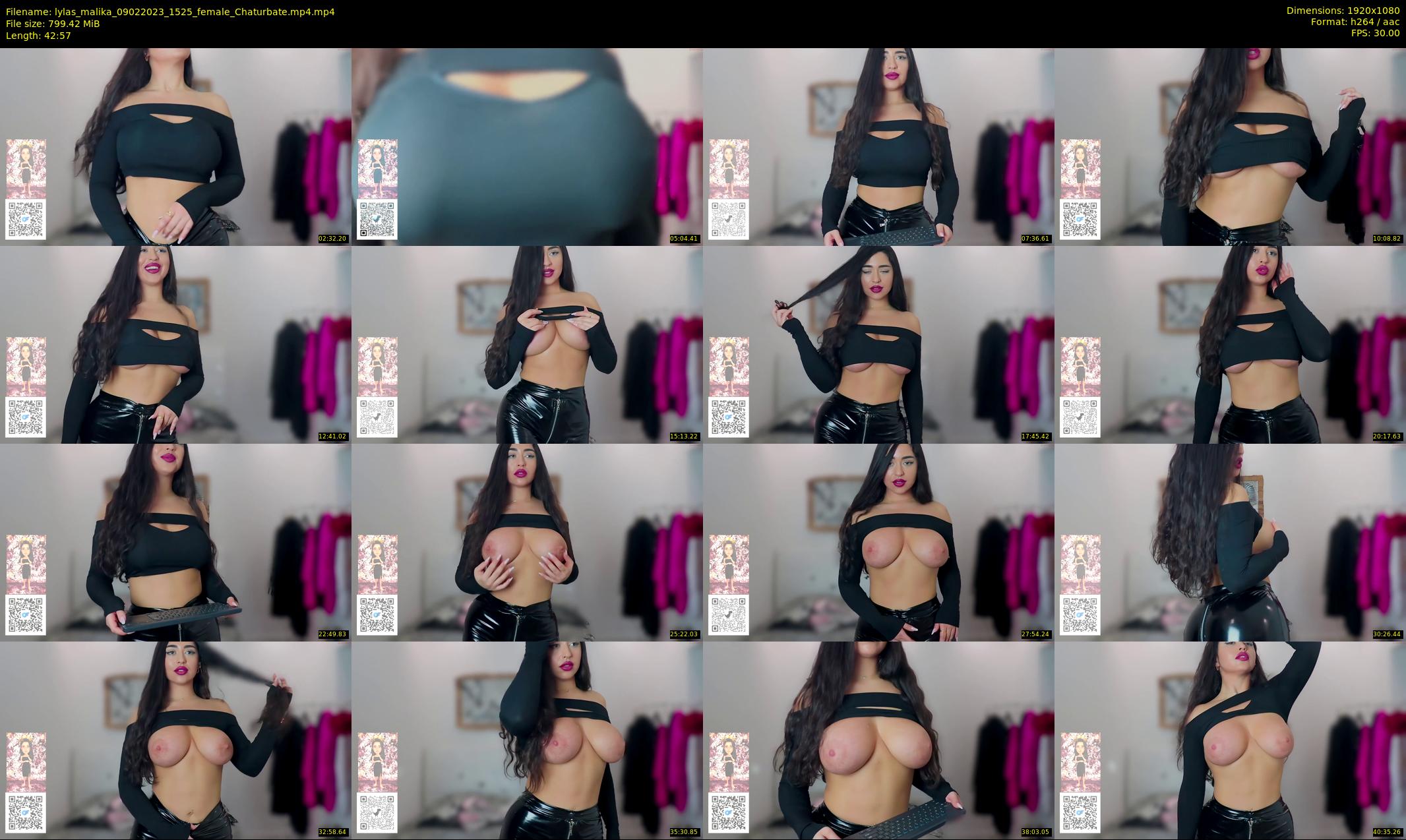 lylas_malika — 43 minute Chaturbate female cam show recording, 1080p, Feb 9, 2023