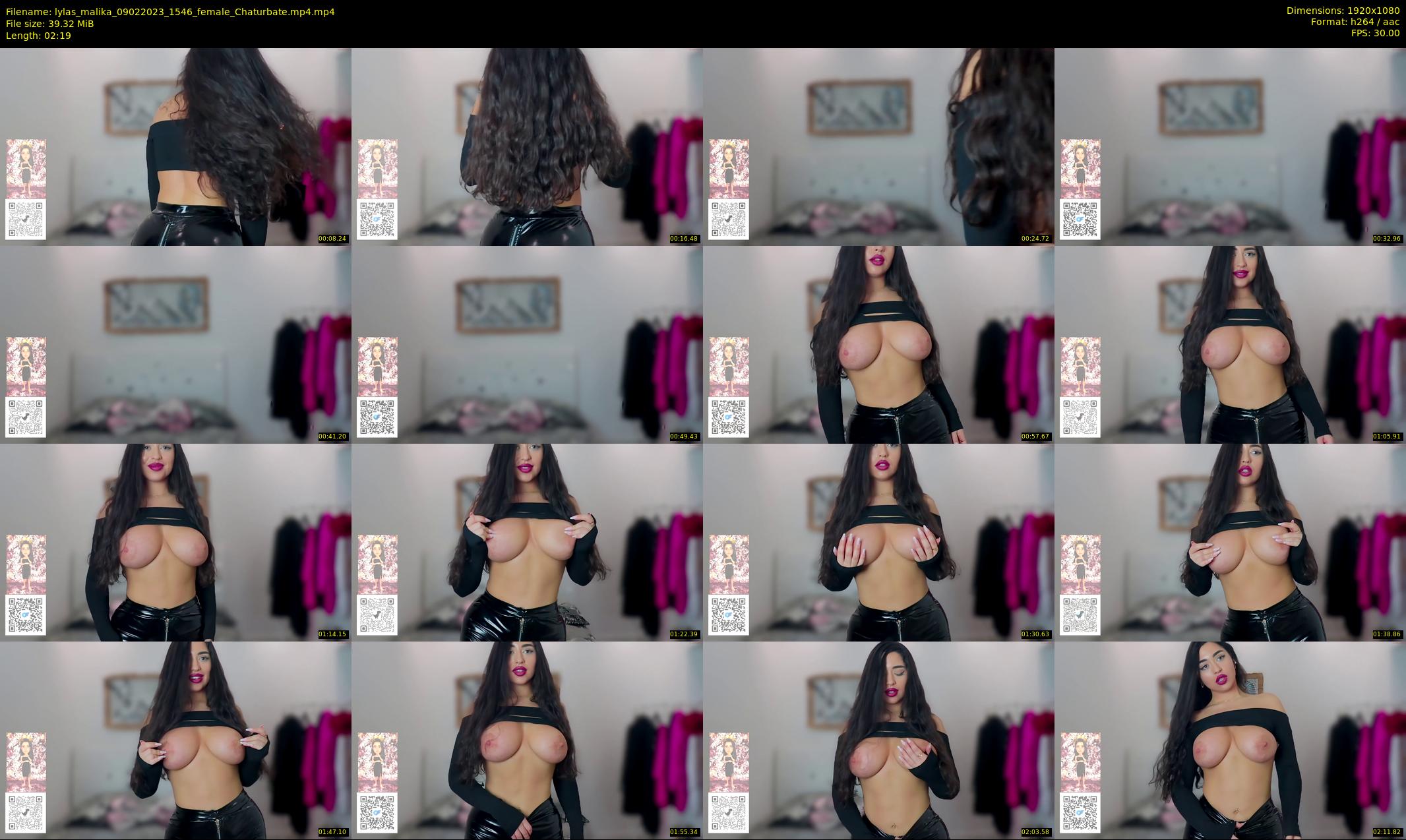 lylas_malika — 3 minute Chaturbate female cam show recording, 1080p, Feb 9, 2023