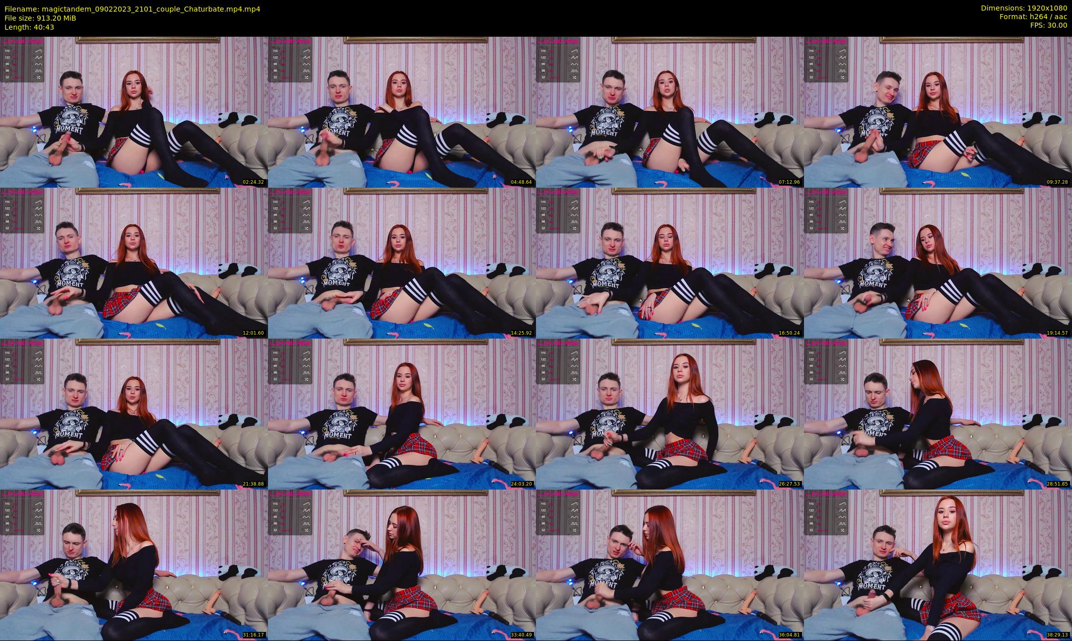 magictandem — 41 minute Chaturbate couple cam show recording, 1080p, Feb 9, 2023