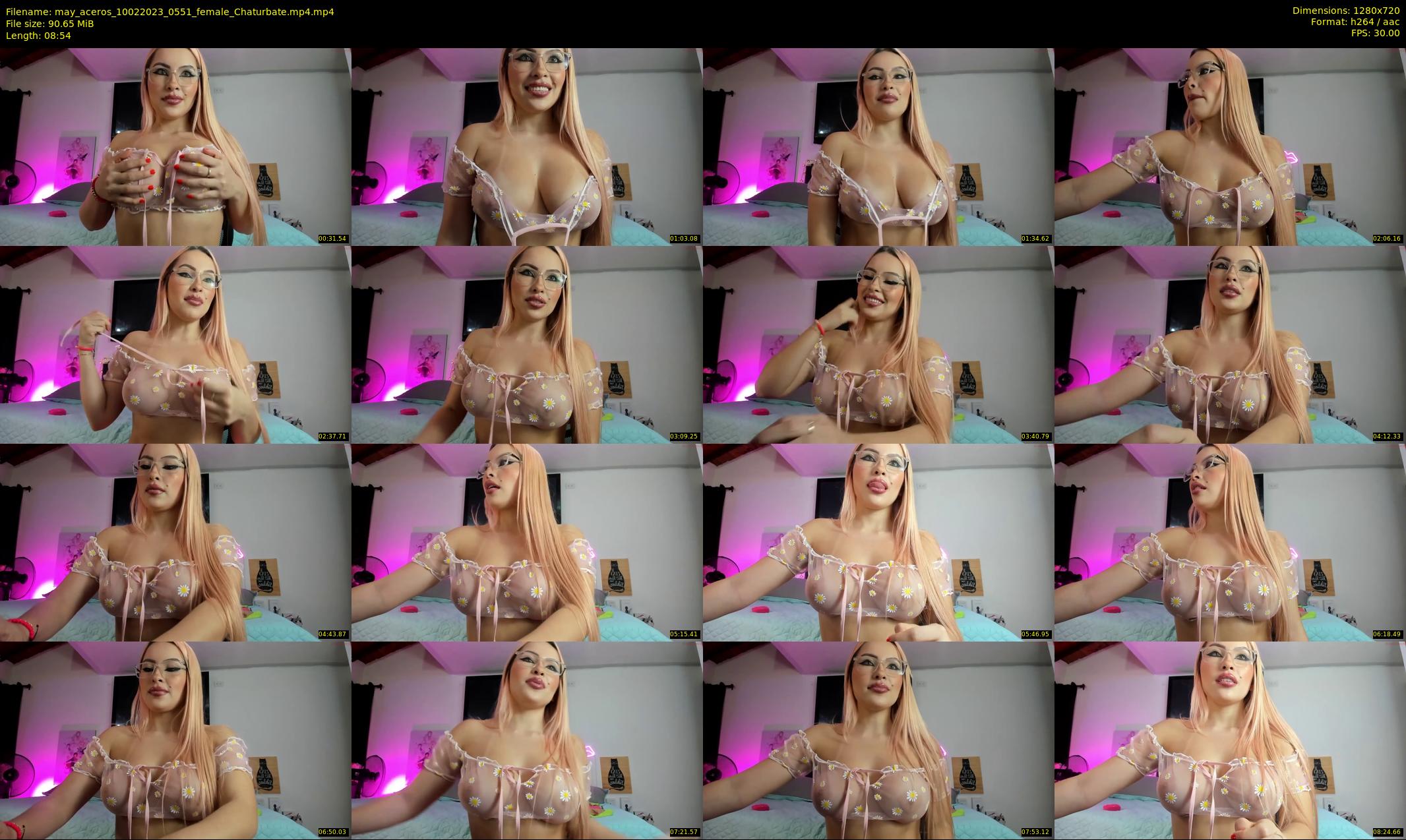 may_aceros — 9 minute Chaturbate female cam show recording, 720p, Feb 10, 2023