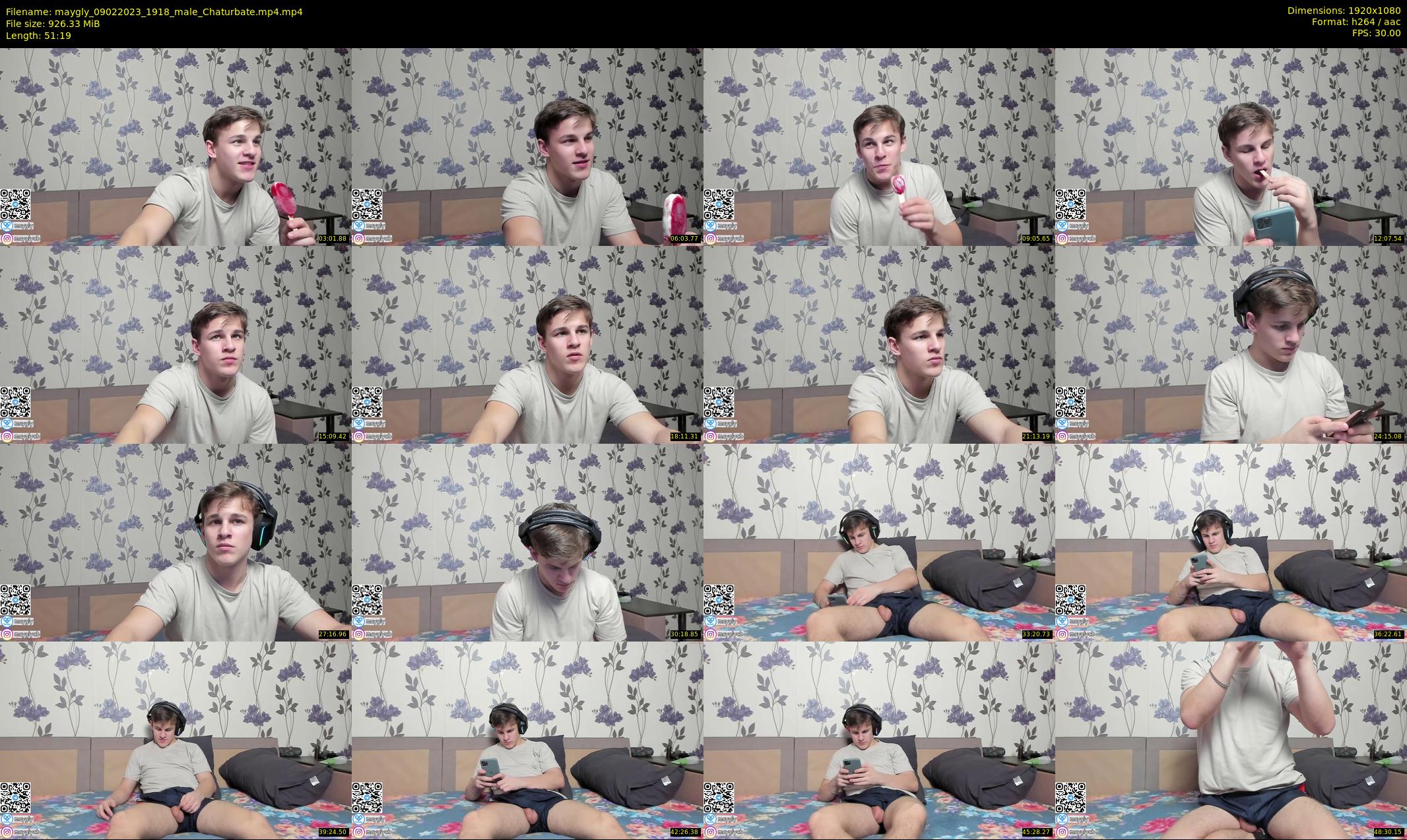 maygly — 52 minute Chaturbate male cam show recording, 1080p, Feb 9, 2023