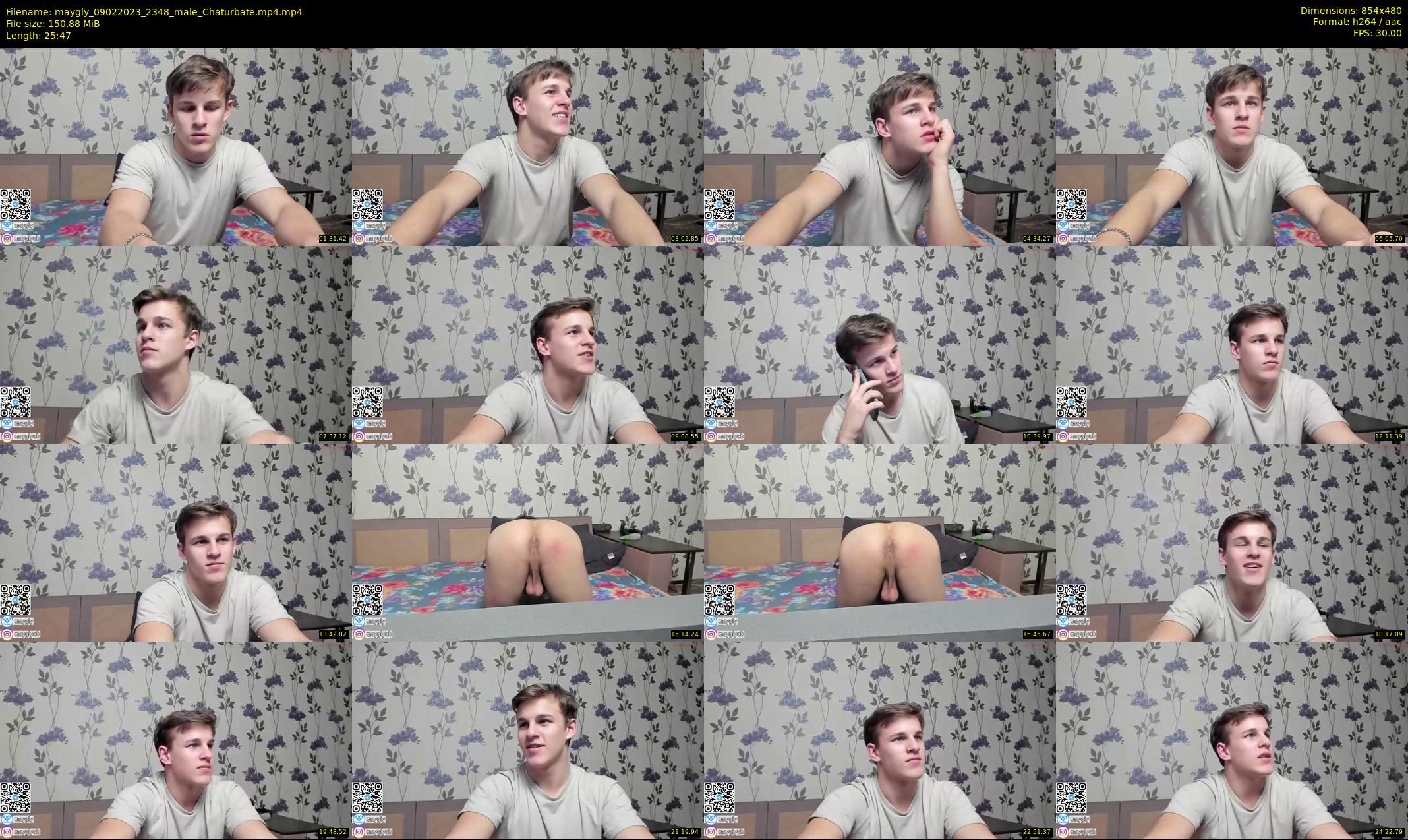 maygly — 26 minute Chaturbate male cam show recording, 480p, Feb 9, 2023