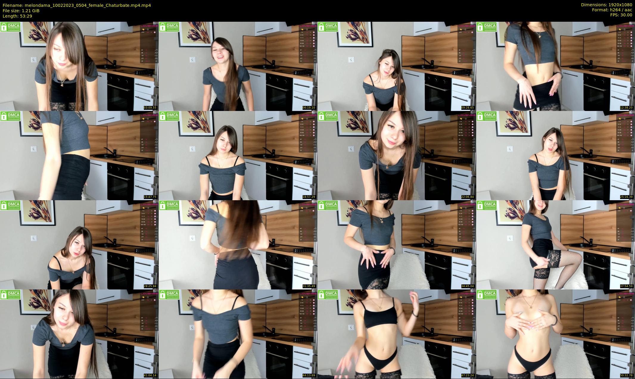 melondama — 54 minute Chaturbate female cam show recording, 1080p, Feb 10, 2023