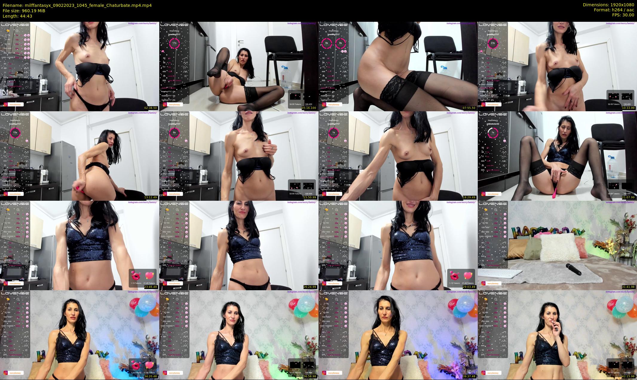 milffantasyx — 45 minute Chaturbate female cam show recording, 1080p, Feb 9, 2023