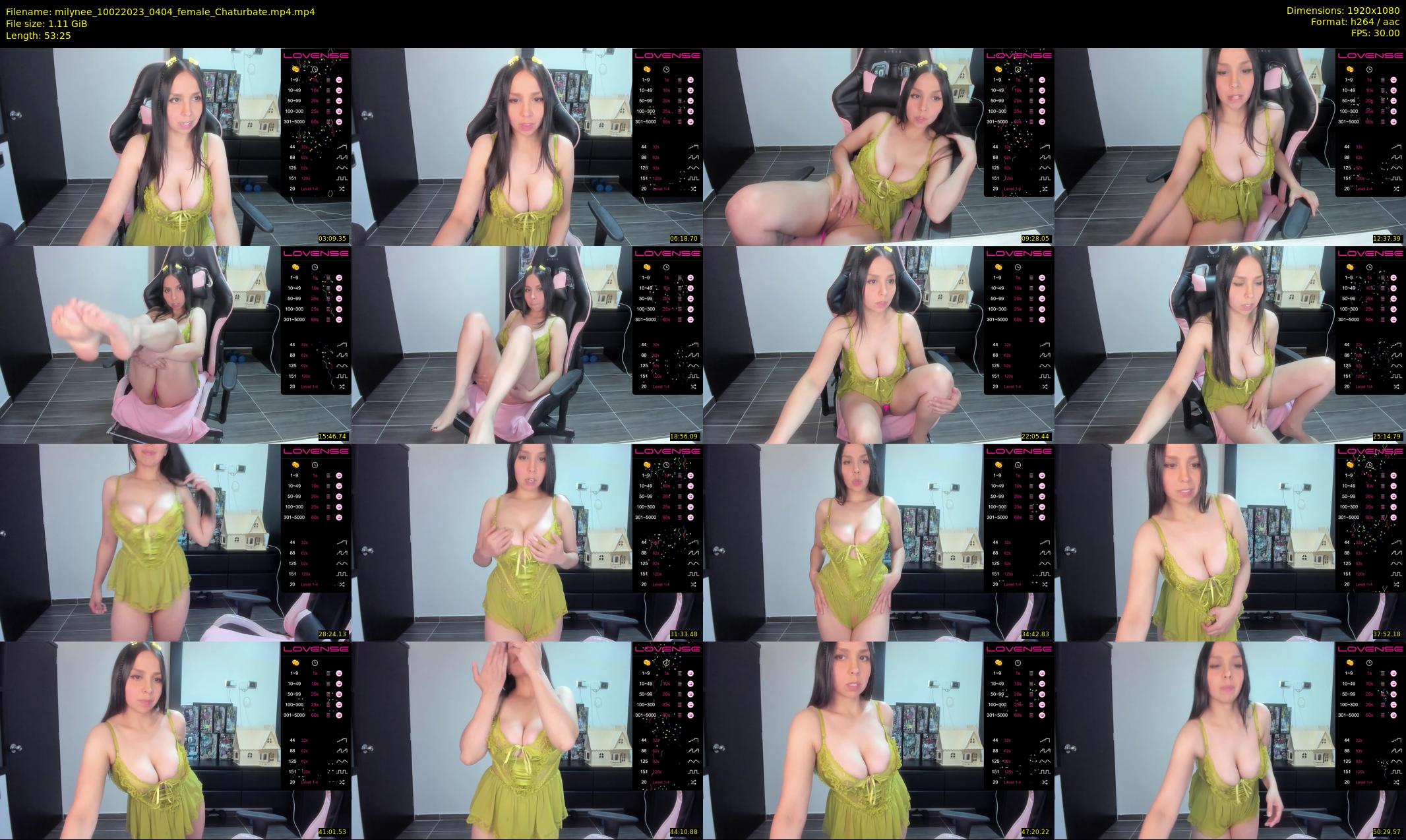 milynee — 54 minute Chaturbate female cam show recording, 1080p, Feb 10, 2023