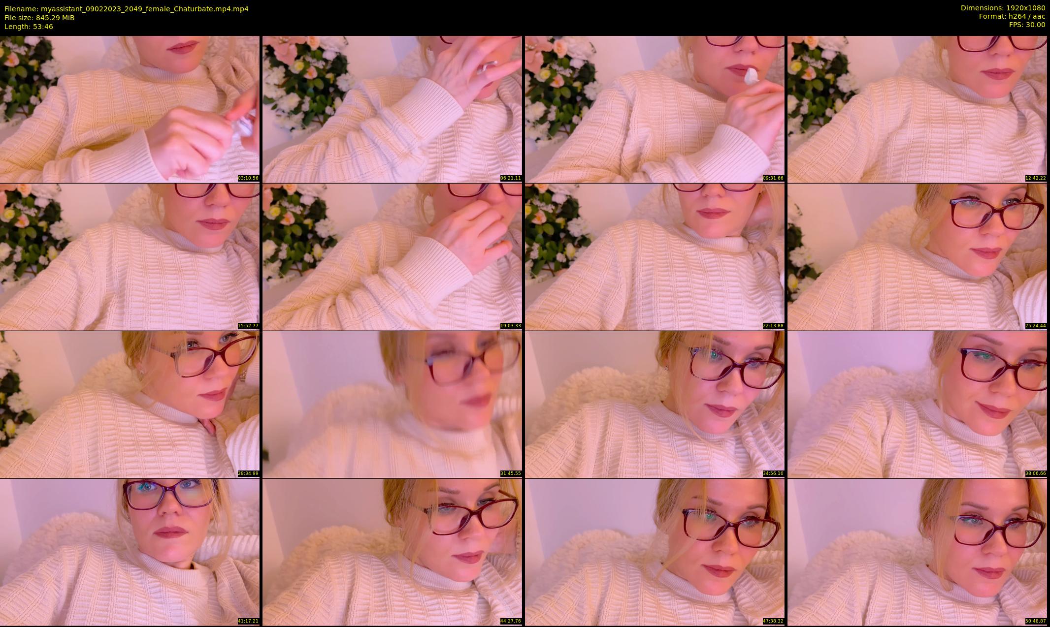 myassistant — 54 minute Chaturbate female cam show recording, 1080p, Feb 9, 2023