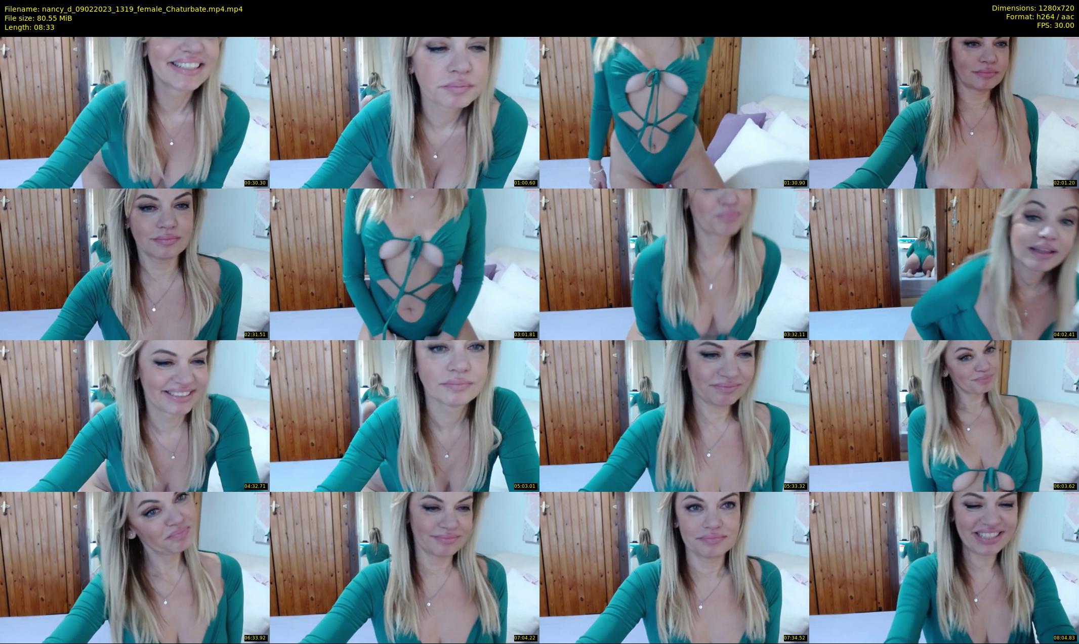 nancy_d — 9 minute Chaturbate female cam show recording, 720p, Feb 9, 2023