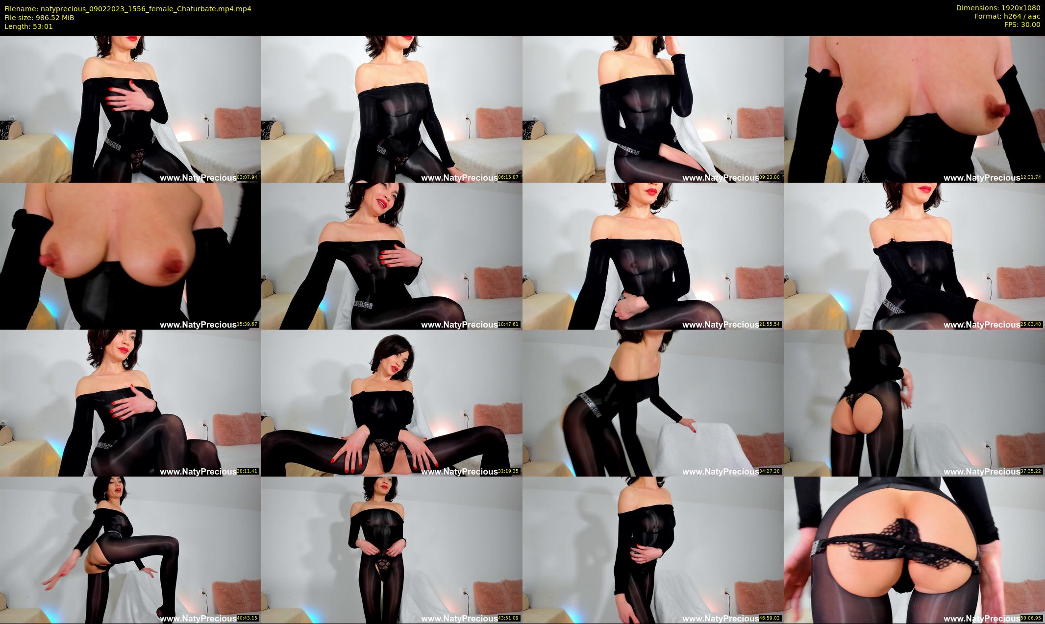 natyprecious — 54 minute Chaturbate female cam show recording, 1080p, Feb 9, 2023