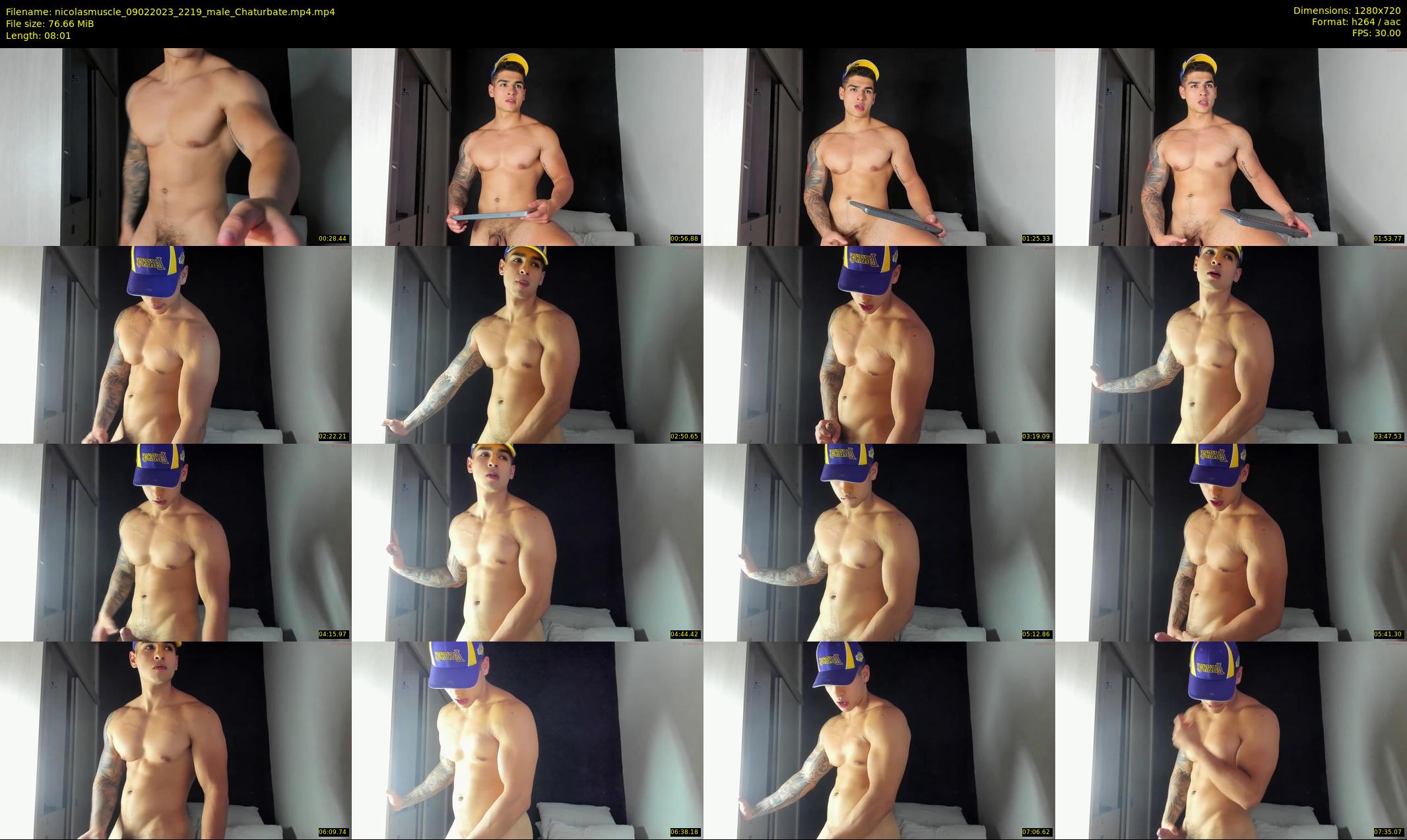 nicolasmuscle — 9 minute Chaturbate male cam show recording, 720p, Feb 9, 2023