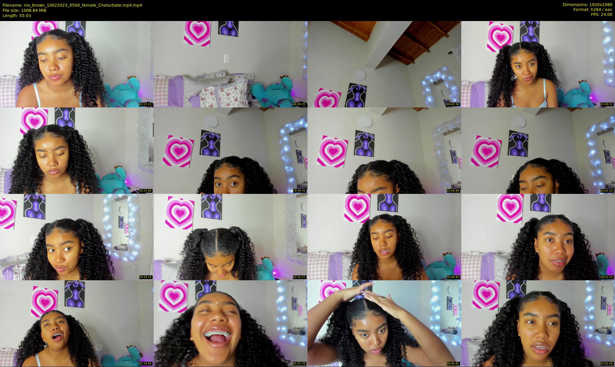 nix_brown — 56 minute Chaturbate female cam show recording, 1080p, Feb 10, 2023