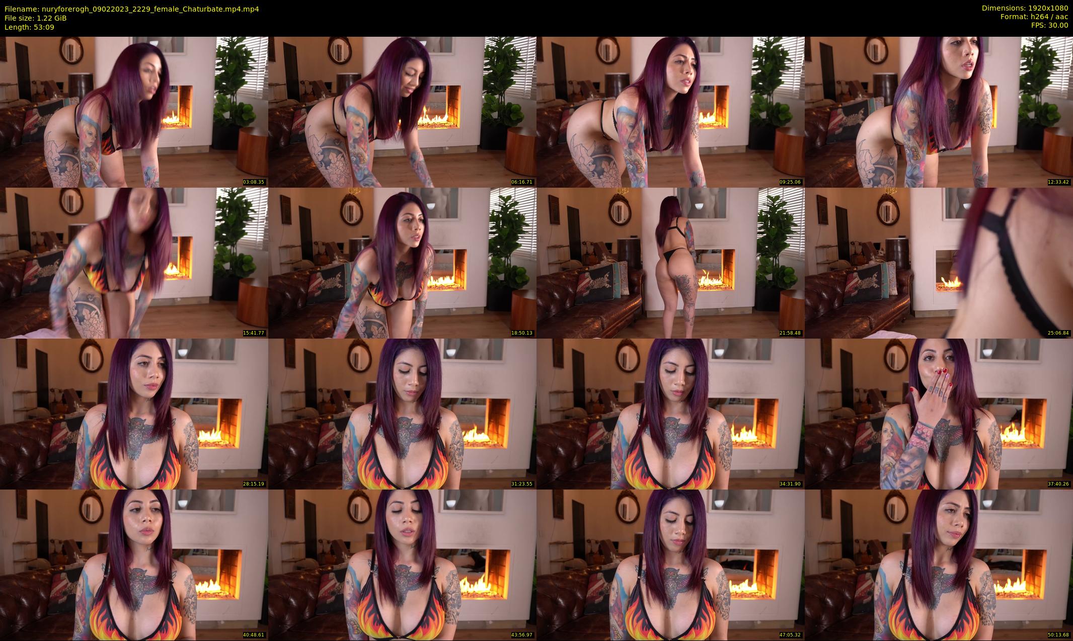 nuryforerogh — 54 minute Chaturbate female cam show recording, 1080p, Feb 9, 2023