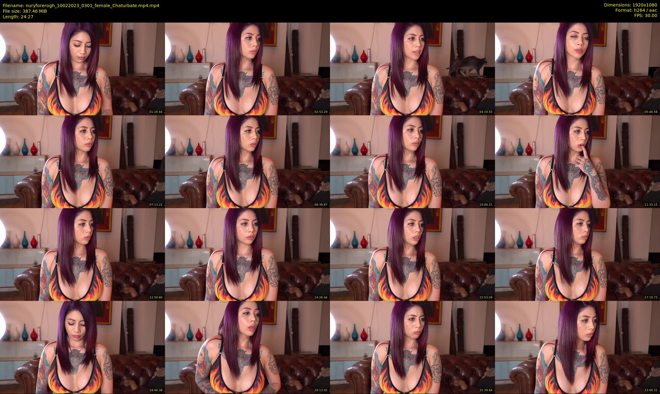 nuryforerogh — 25 minute Chaturbate female cam show recording, 1080p, Feb 10, 2023