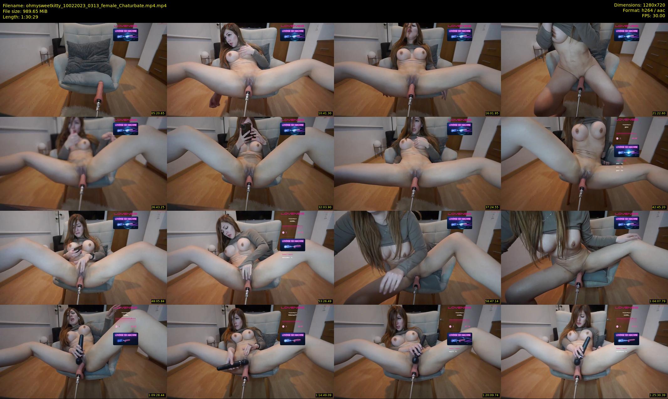 ohmysweetkitty — 91 minute Chaturbate female cam show recording, 720p, Feb 10, 2023