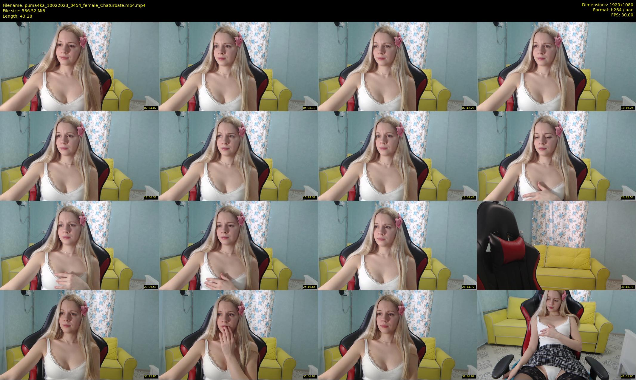 puma4ka — 44 minute Chaturbate female cam show recording, 1080p, Feb 10, 2023