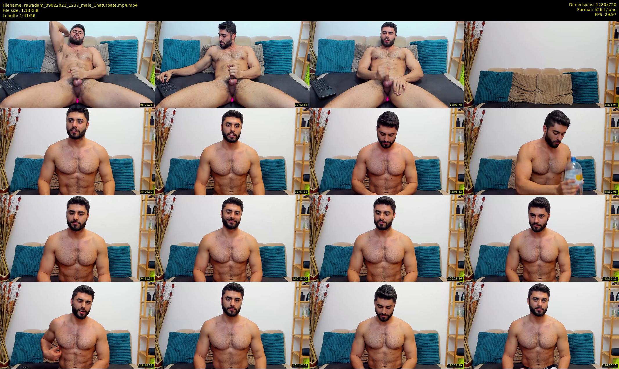 rawadam — 102 minute Chaturbate male cam show recording, 720p, Feb 9, 2023