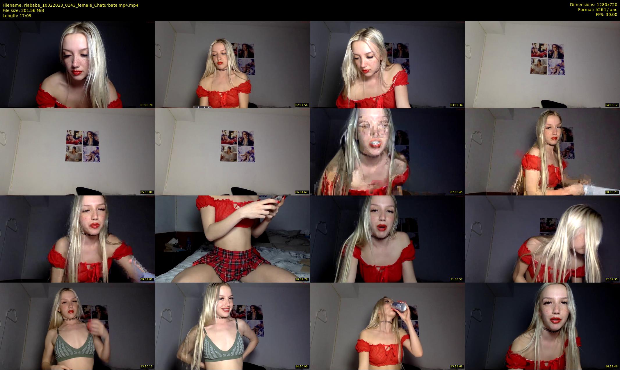 riababe — 18 minute Chaturbate female cam show recording, 720p, Feb 10, 2023