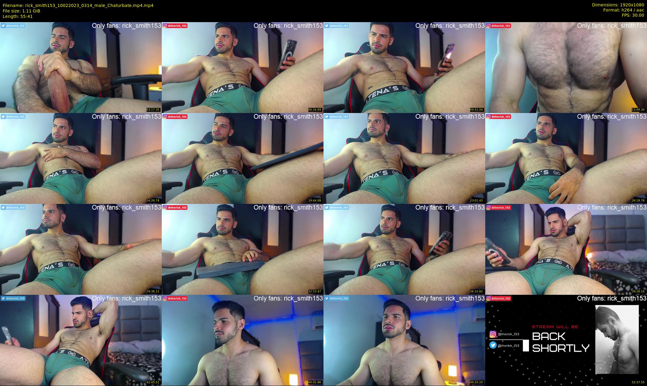 rick_smith153 — 56 minute Chaturbate male cam show recording, 1080p, Feb 10, 2023