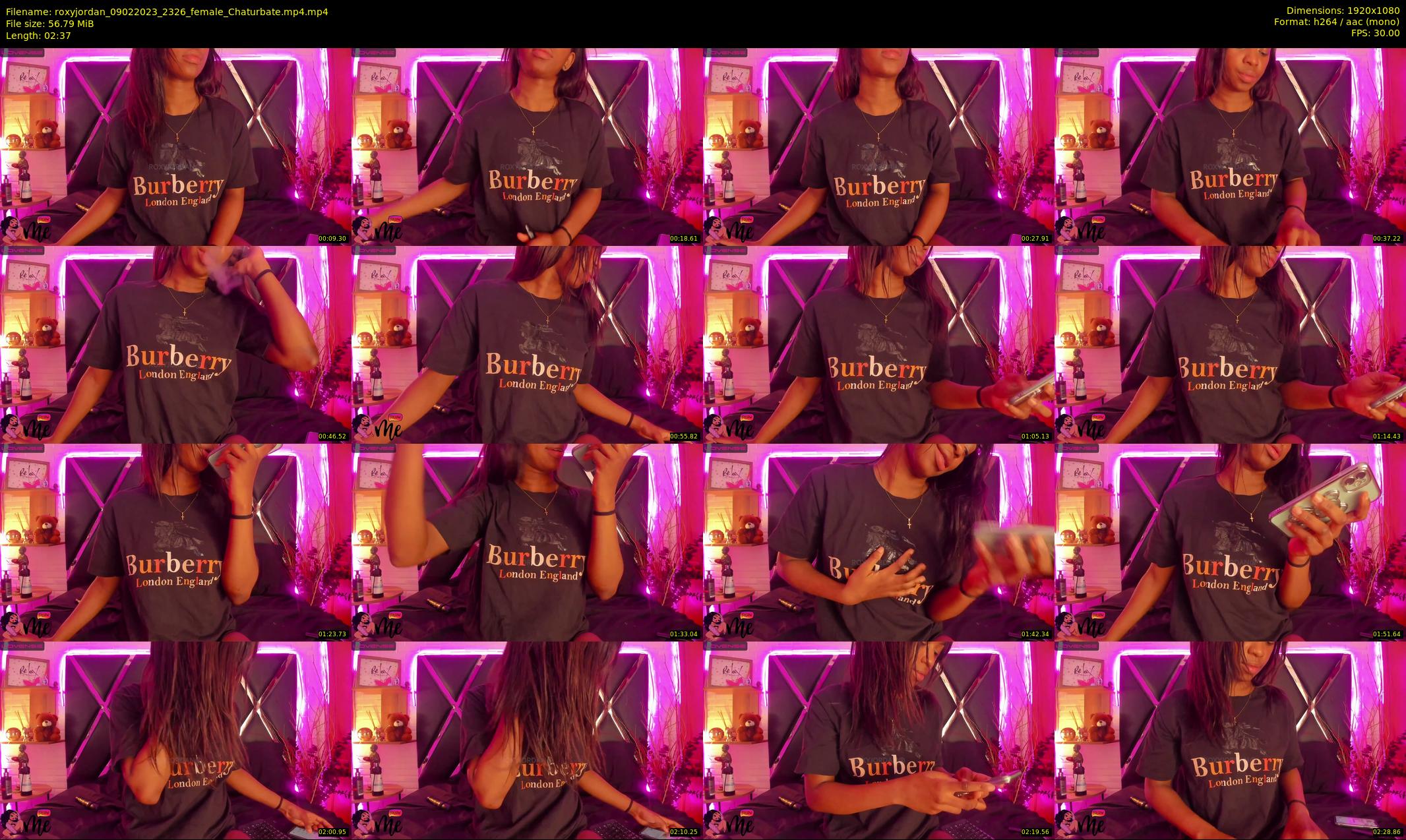 roxyjordan — 3 minute Chaturbate female cam show recording, 1080p, Feb 9, 2023