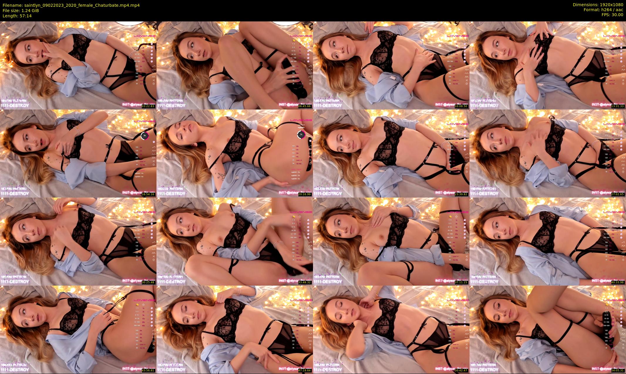 saintlyn — 58 minute Chaturbate female cam show recording, 1080p, Feb 9, 2023