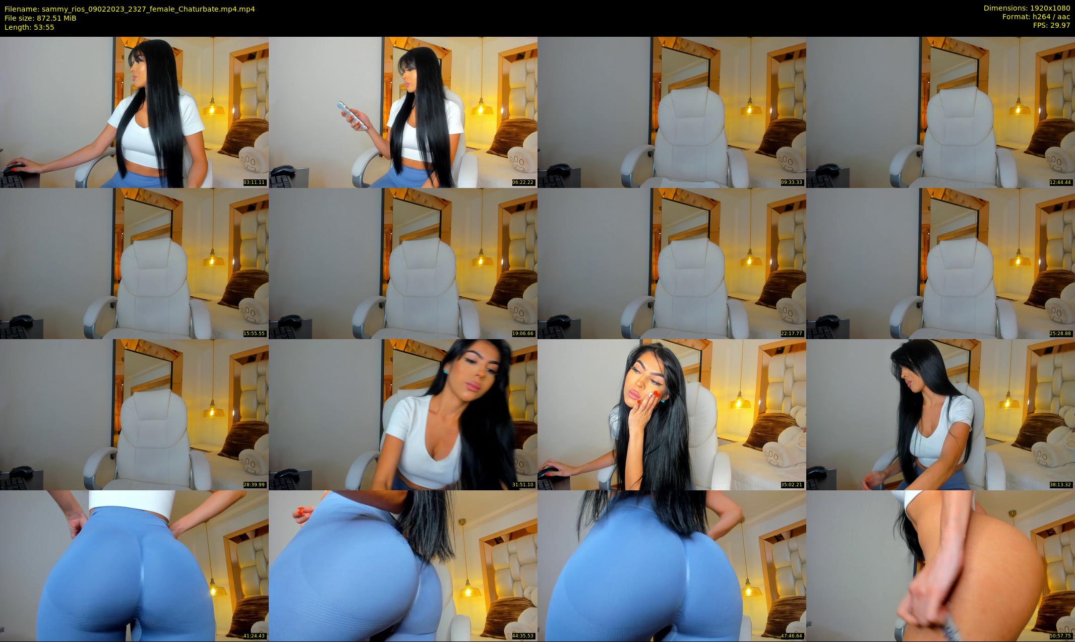 sammy_rios — 54 minute Chaturbate female cam show recording, 1080p, Feb 9, 2023