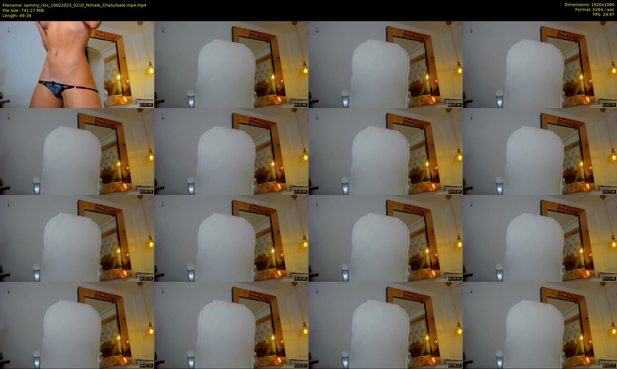 sammy_rios — 50 minute Chaturbate female cam show recording, 1080p, Feb 10, 2023
