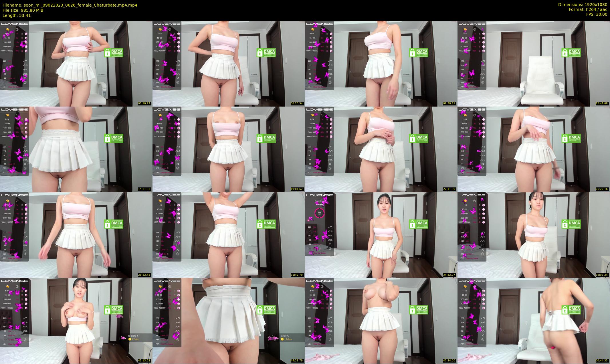 seon_mi — 54 minute Chaturbate female cam show recording, 1080p, Feb 9, 2023
