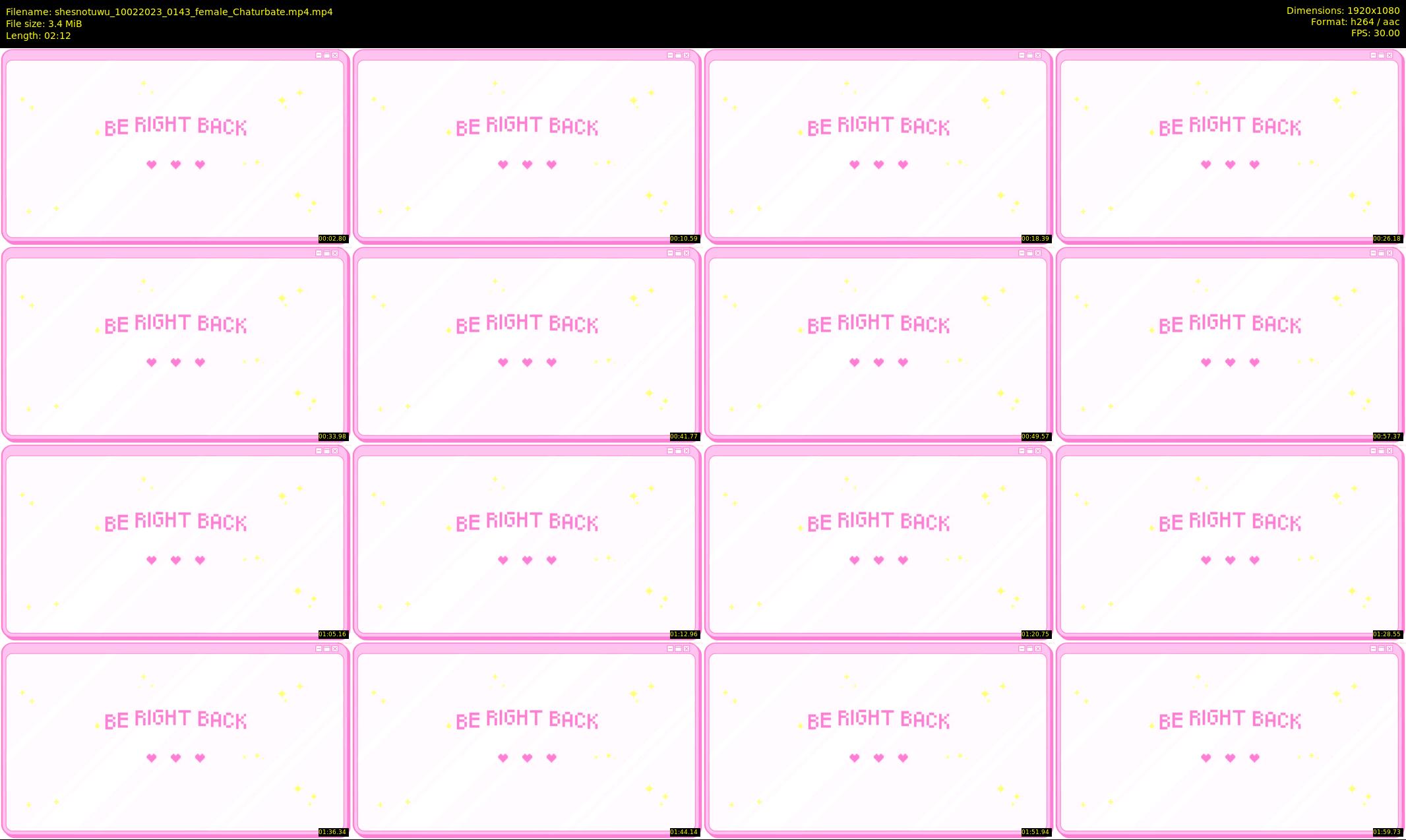 shesnotuwu — 3 minute Chaturbate female cam show recording, 1080p, Feb 10, 2023