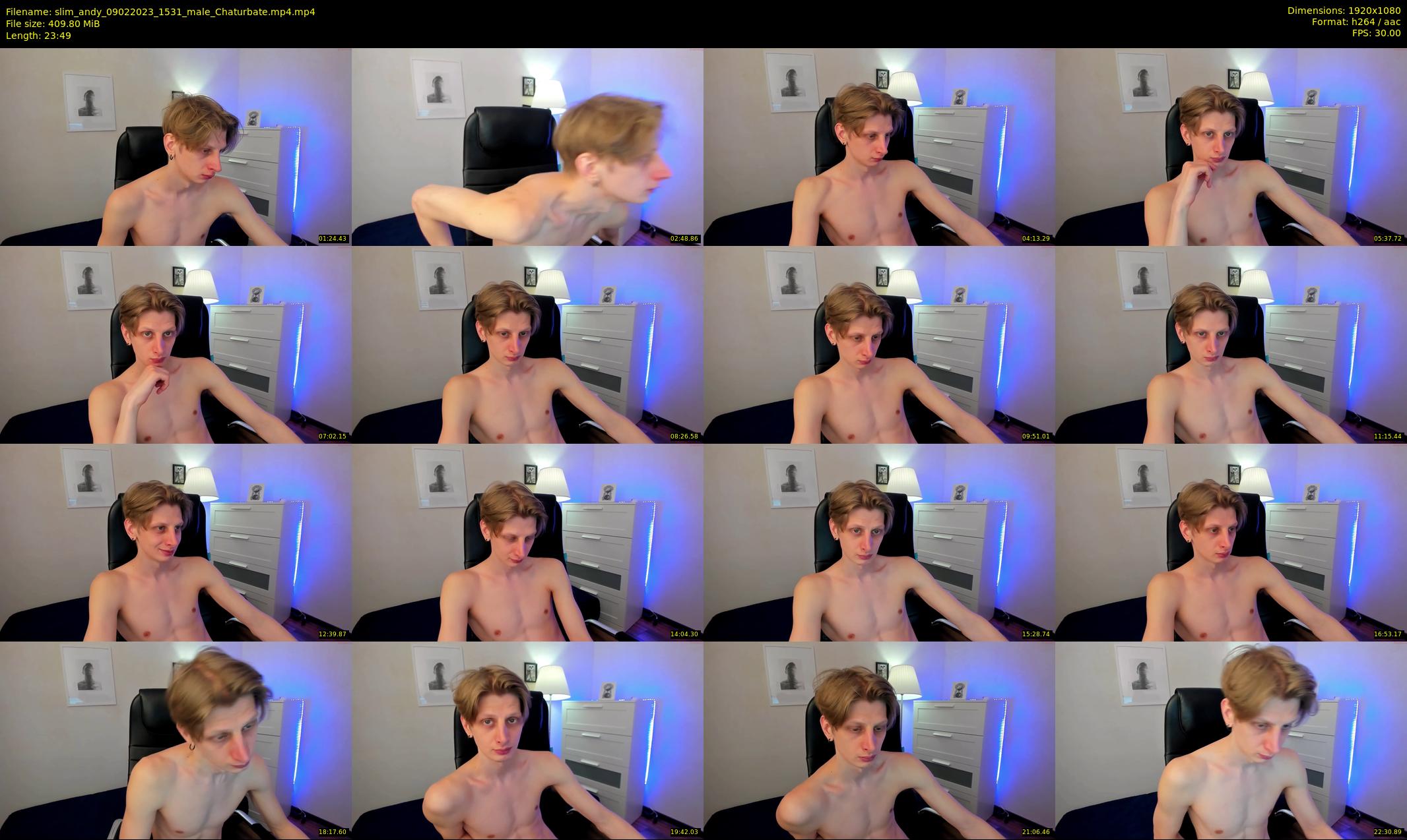 slim_andy — 24 minute Chaturbate male cam show recording, 1080p, Feb 9, 2023