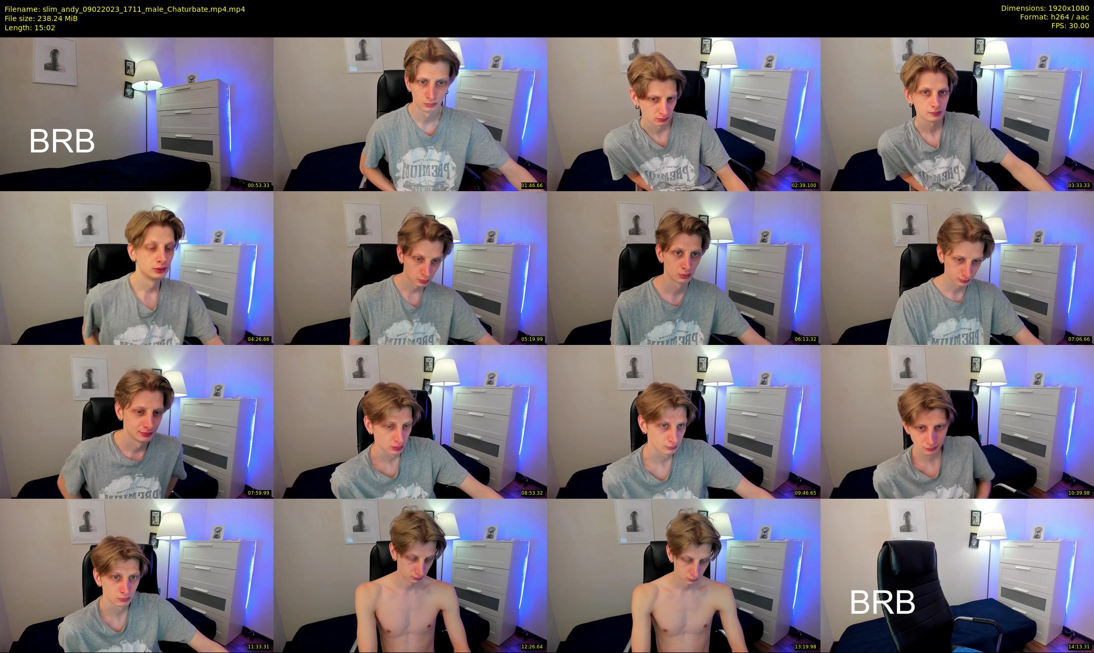 slim_andy — 16 minute Chaturbate male cam show recording, 1080p, Feb 9, 2023