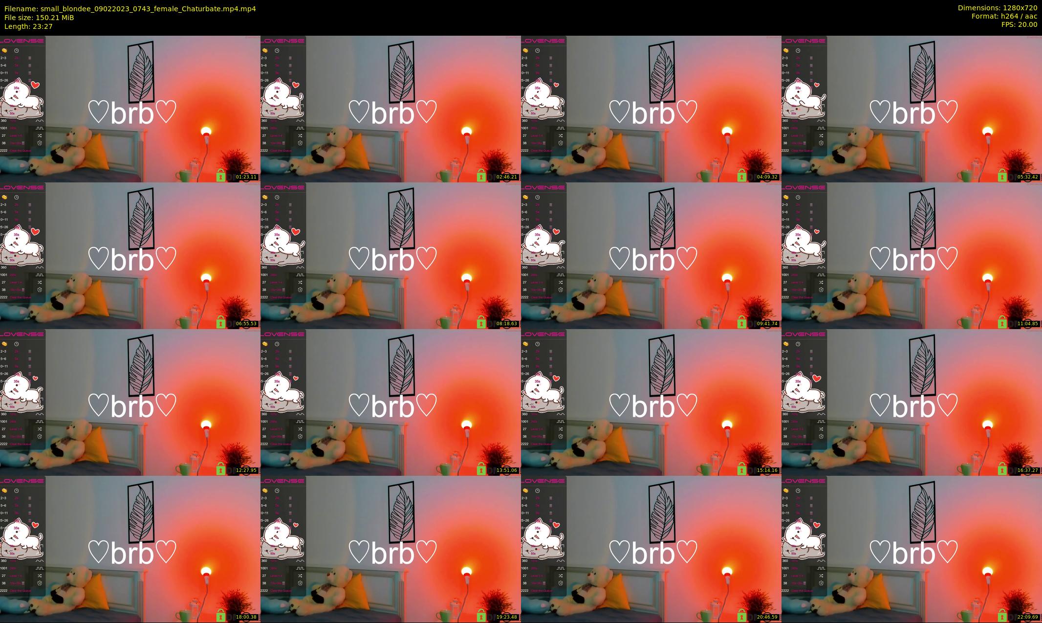 small_blondee — 24 minute Chaturbate female cam show recording, 720p, Feb 9, 2023