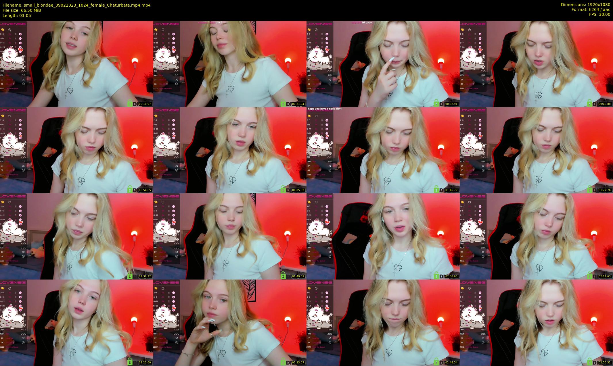 small_blondee — 4 minute Chaturbate female cam show recording, 1080p, Feb 9, 2023