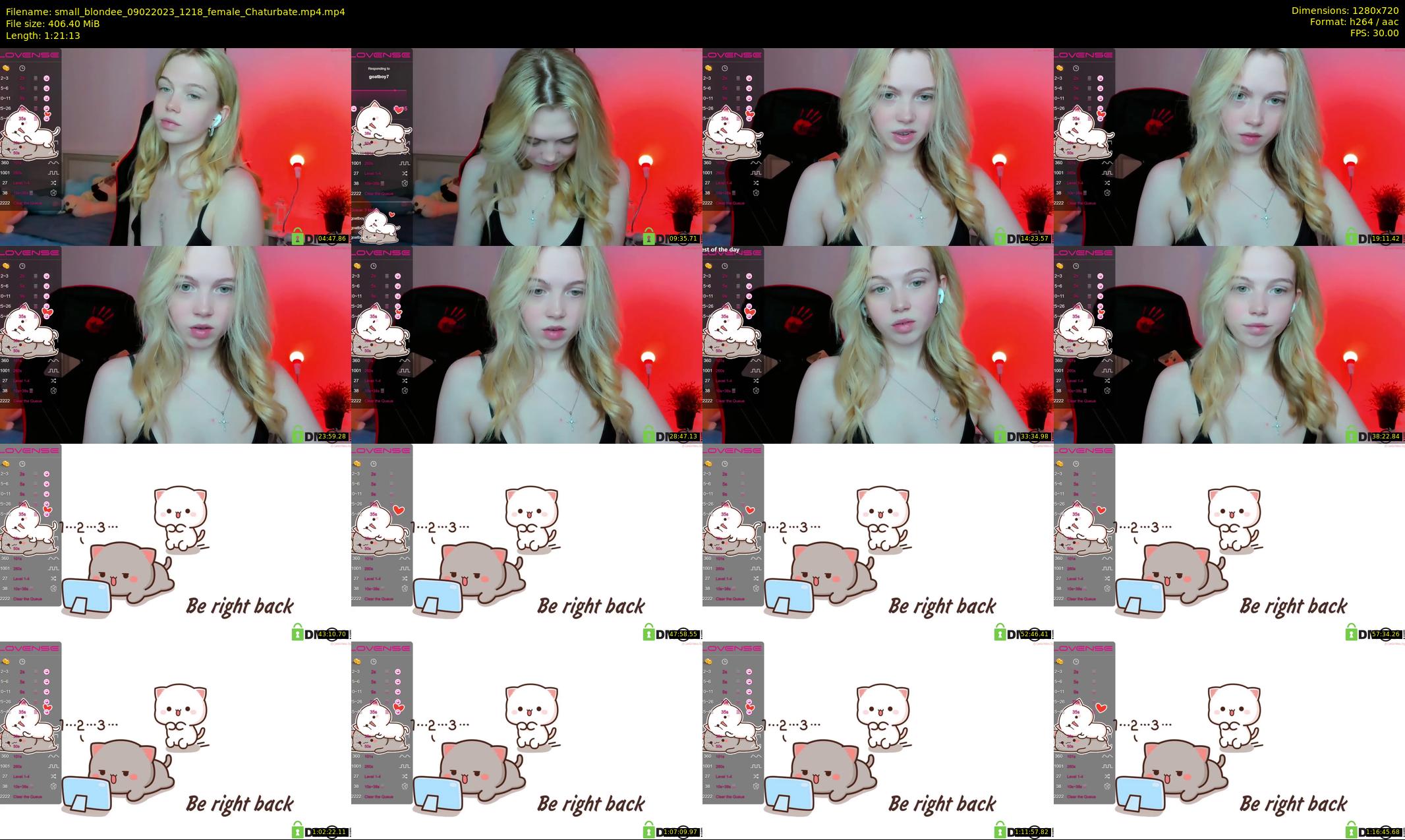 small_blondee — 82 minute Chaturbate female cam show recording, 720p, Feb 9, 2023