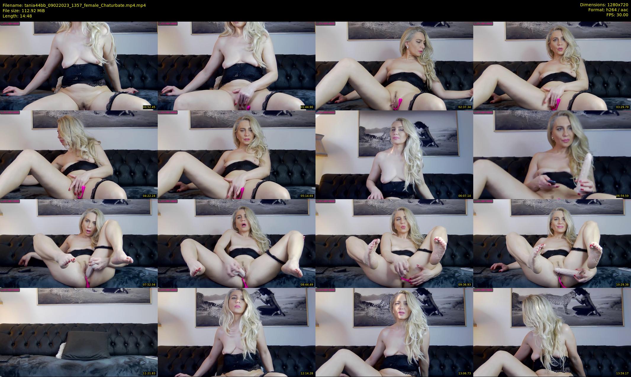 tania44bb — 15 minute Chaturbate female cam show recording, 720p, Feb 9, 2023