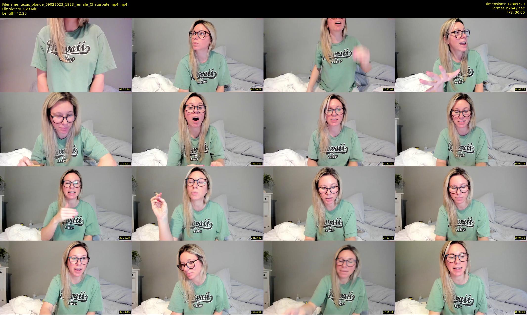 texas_blonde — 43 minute Chaturbate female cam show recording, 720p, Feb 9, 2023