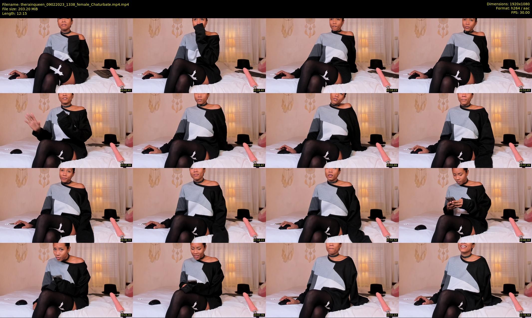 therainqueen — 13 minute Chaturbate female cam show recording, 1080p, Feb 9, 2023