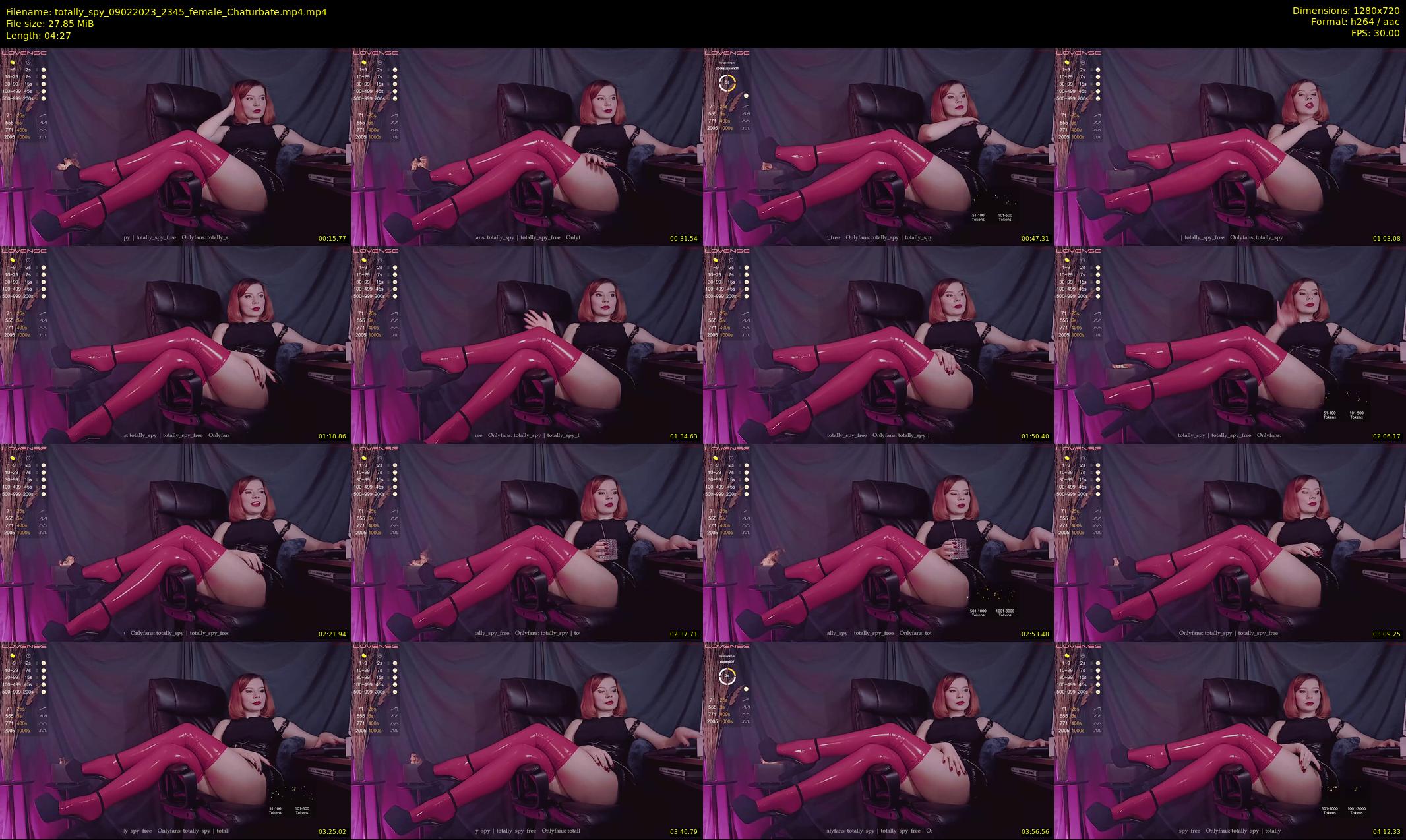 totally_spy — 5 minute Chaturbate female cam show recording, 720p, Feb 9, 2023