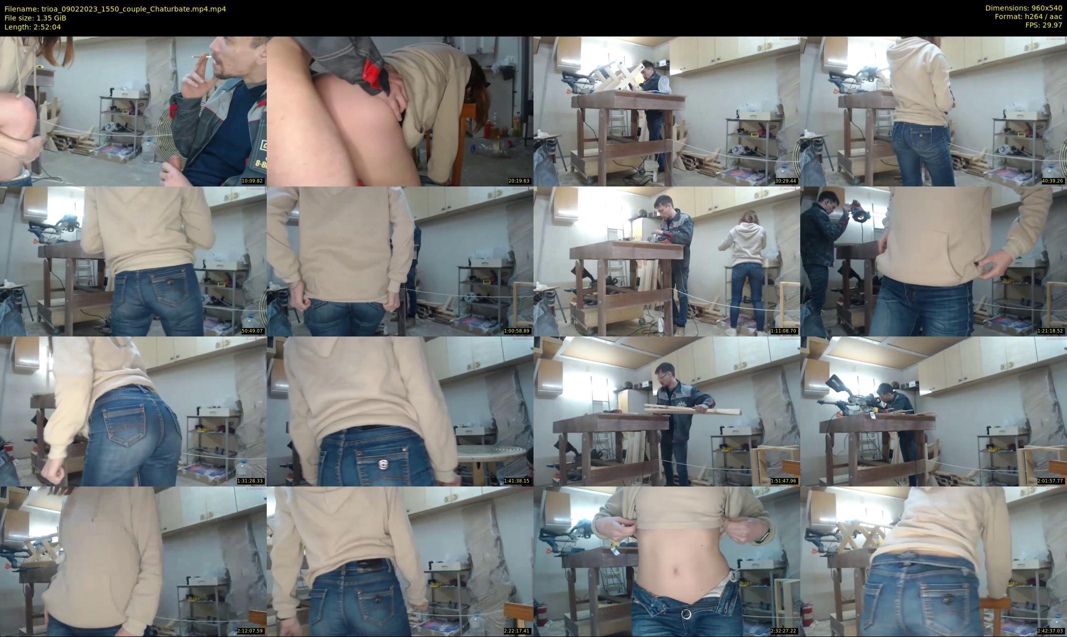trioa — 173 minute Chaturbate couple cam show recording, 480p, Feb 9, 2023