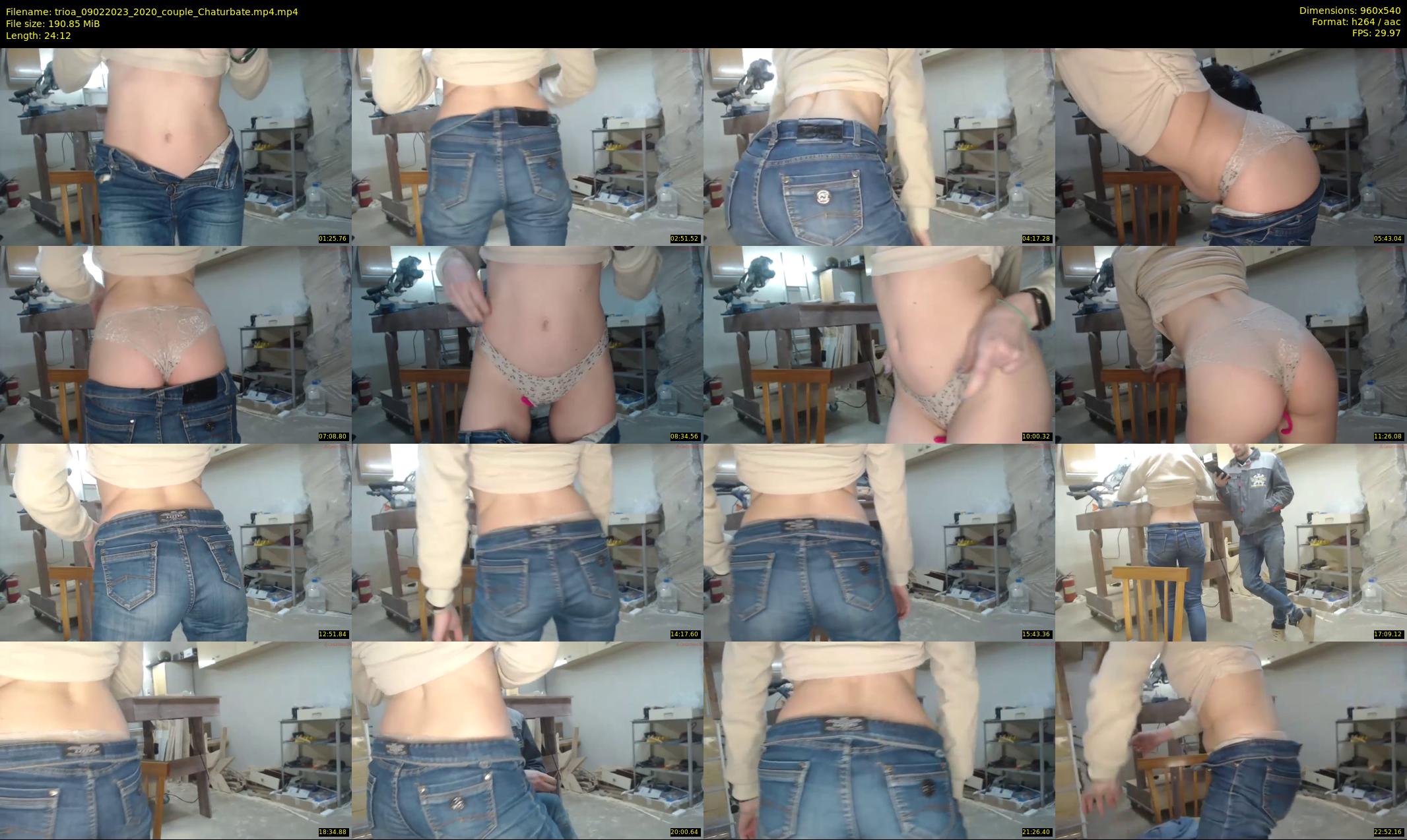 trioa — 25 minute Chaturbate couple cam show recording, 480p, Feb 9, 2023
