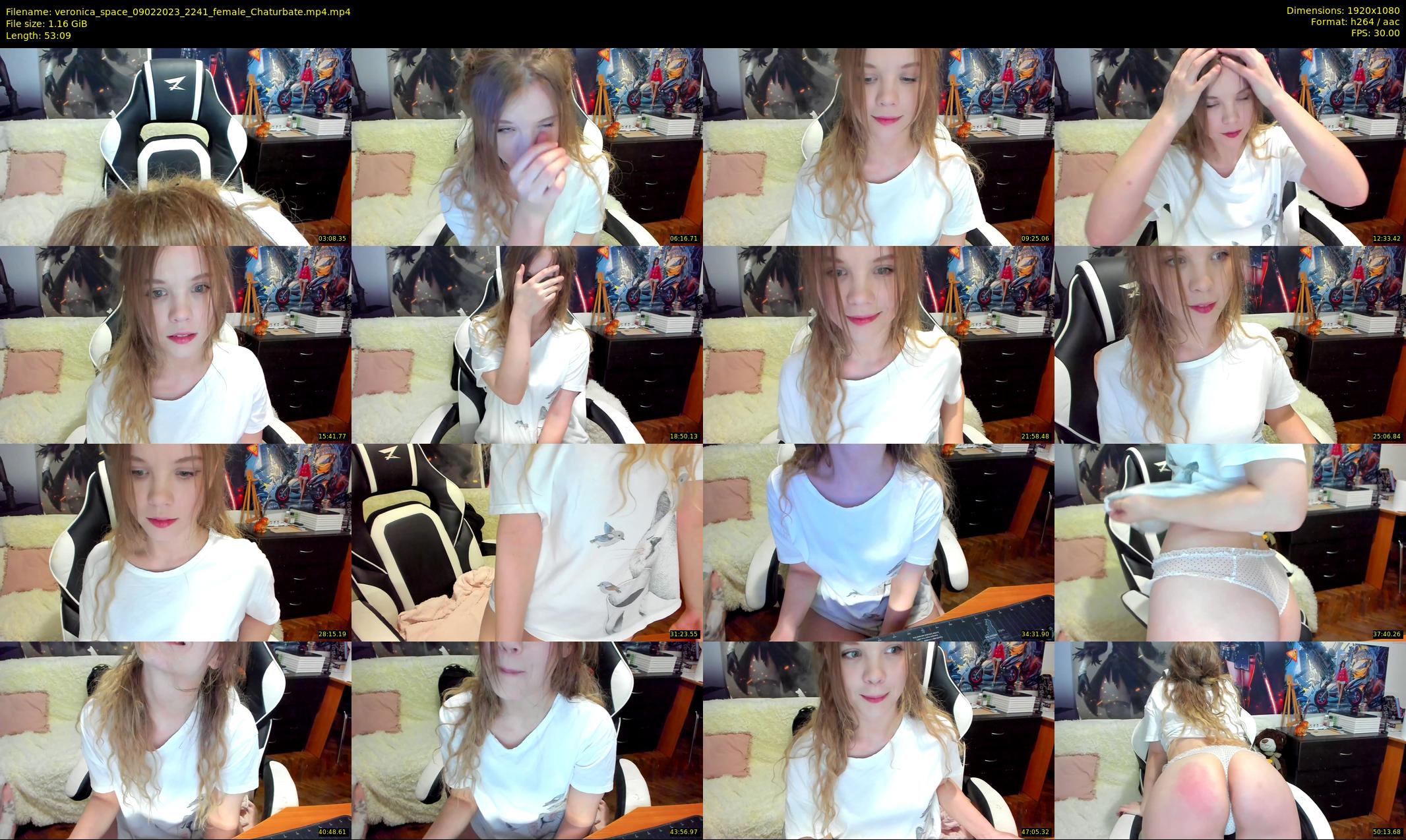 veronica_space — 54 minute Chaturbate female cam show recording, 1080p, Feb 9, 2023