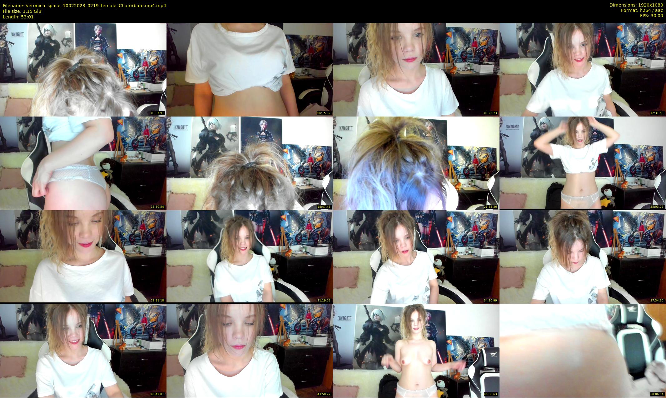 veronica_space — 54 minute Chaturbate female cam show recording, 1080p, Feb 10, 2023