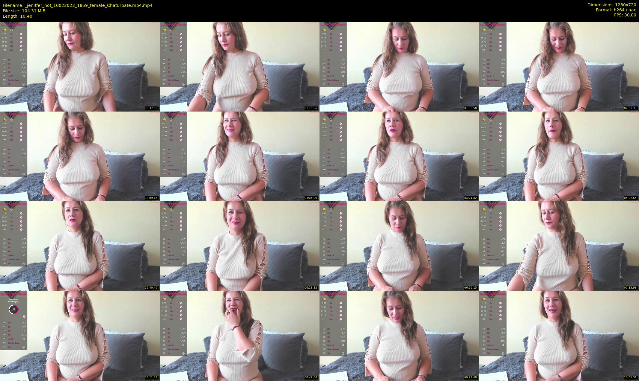 _jeniffer_hot — 11 minute Chaturbate female cam show recording, 720p, Feb 10, 2023