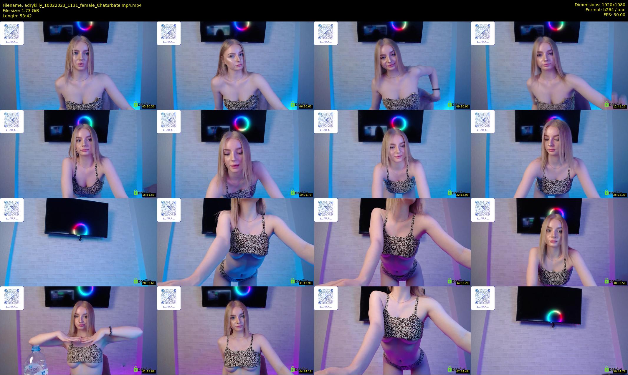adrykilly — 54 minute Chaturbate female cam show recording, 1080p, Feb 10, 2023