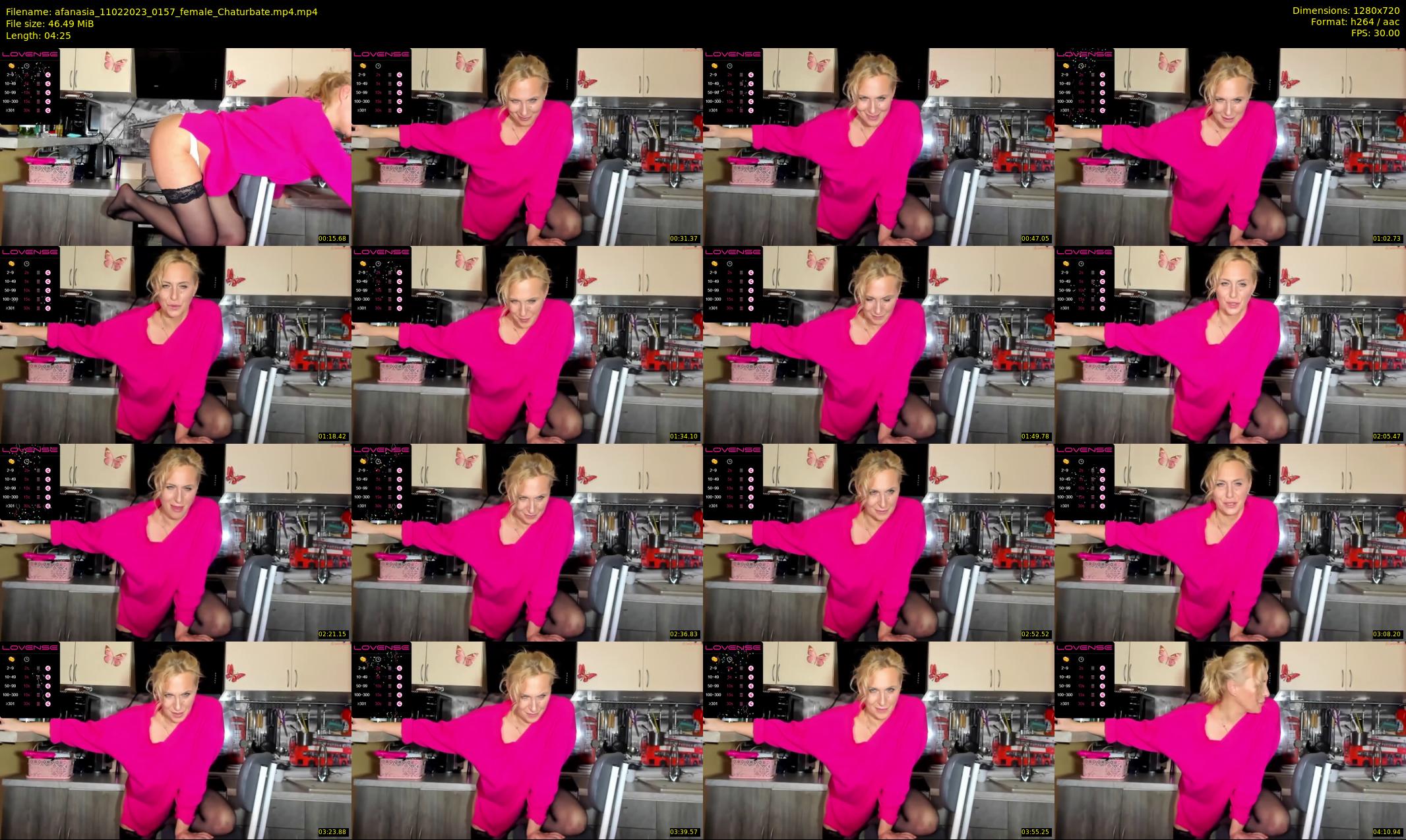 afanasia — 5 minute Chaturbate female cam show recording, 720p, Feb 11, 2023