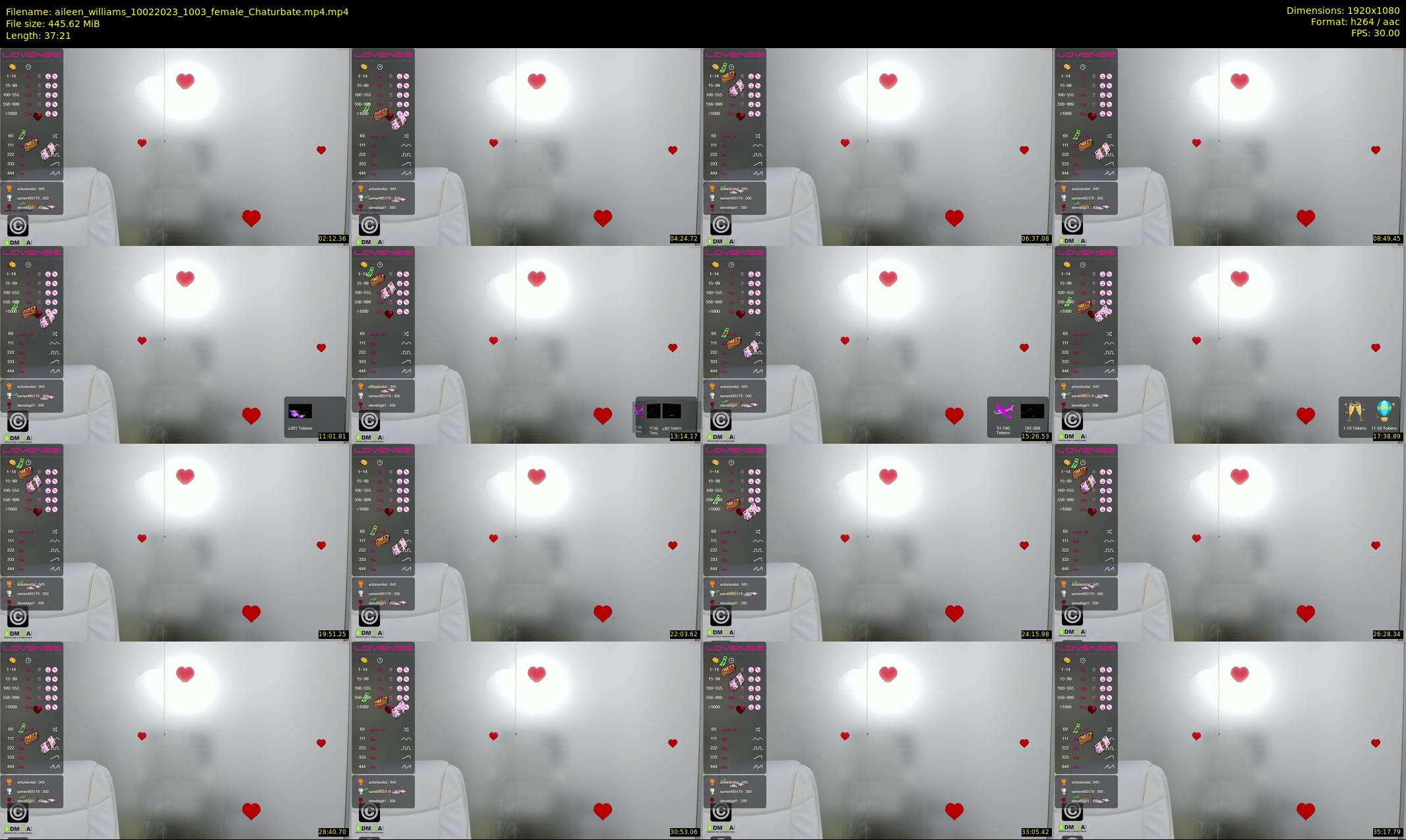 aileen_williams — 38 minute Chaturbate female cam show recording, 1080p, Feb 10, 2023