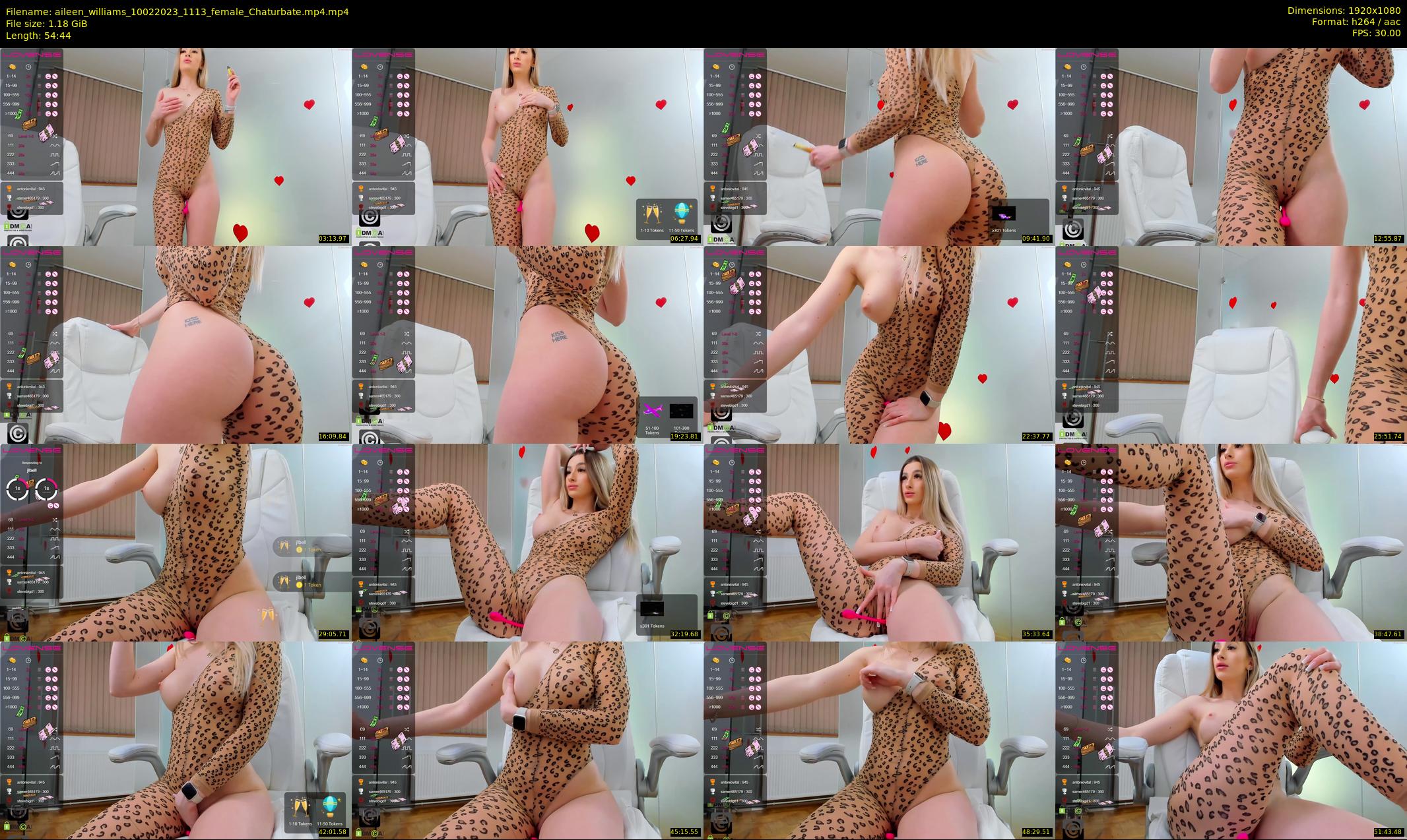 aileen_williams — 55 minute Chaturbate female cam show recording, 1080p, Feb 10, 2023