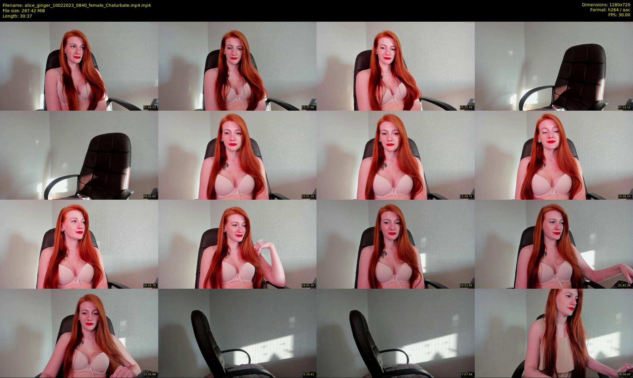 alice_ginger — 31 minute Chaturbate female cam show recording, 720p, Feb 10, 2023
