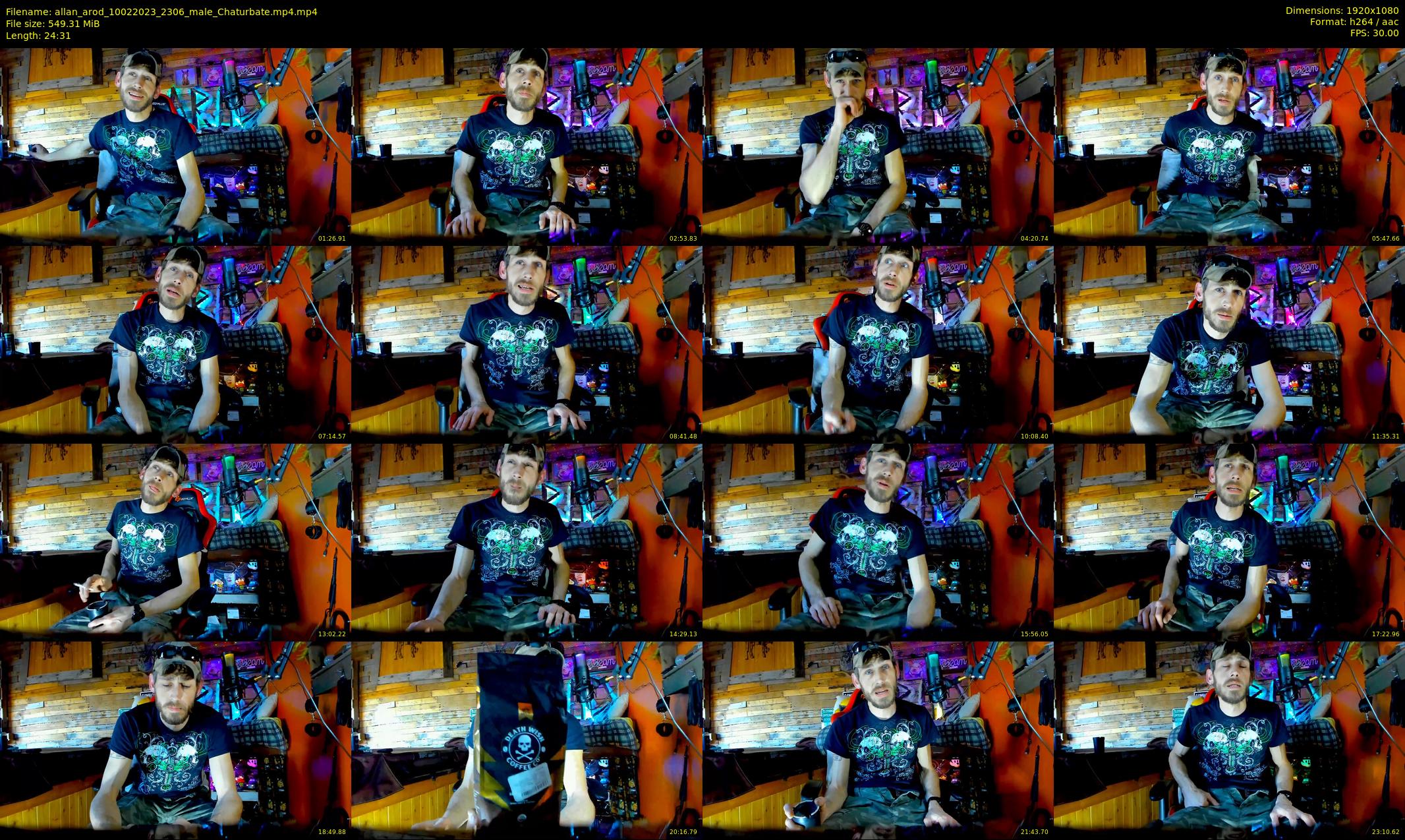 allan_arod — 25 minute Chaturbate male cam show recording, 1080p, Feb 10, 2023